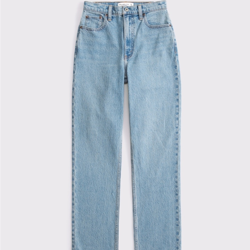 Abercrombie 90s straight ultra high rise